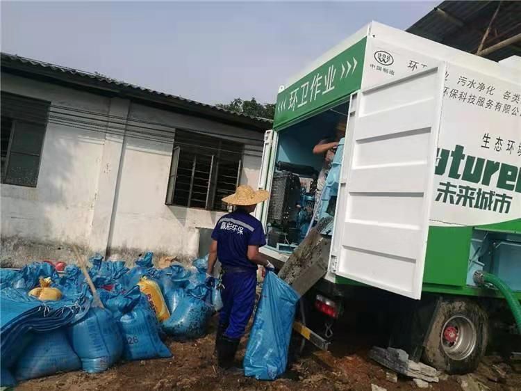 雁塔工业污泥压干处理